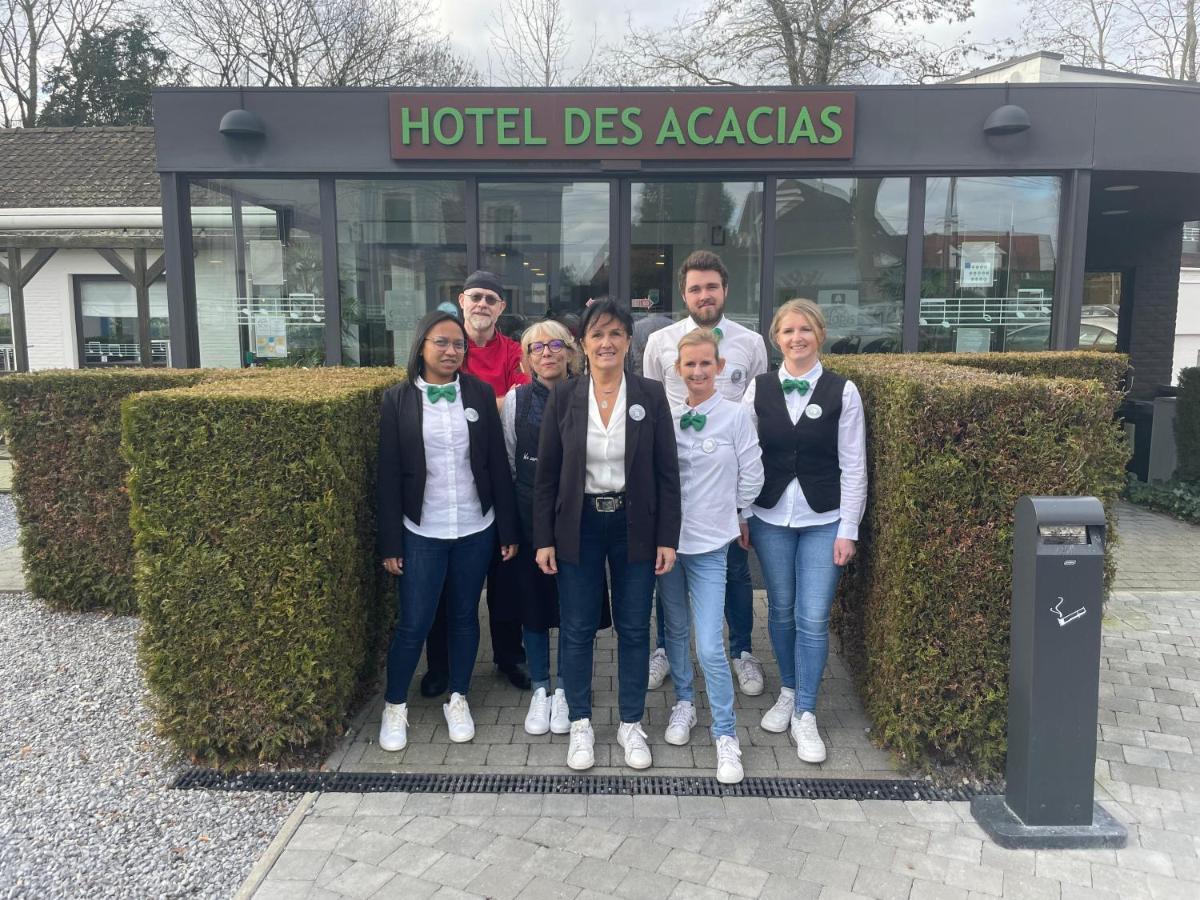 Logis Hotel Restaurant Des Acacias Lille Neuville En Ferrain Экстерьер фото