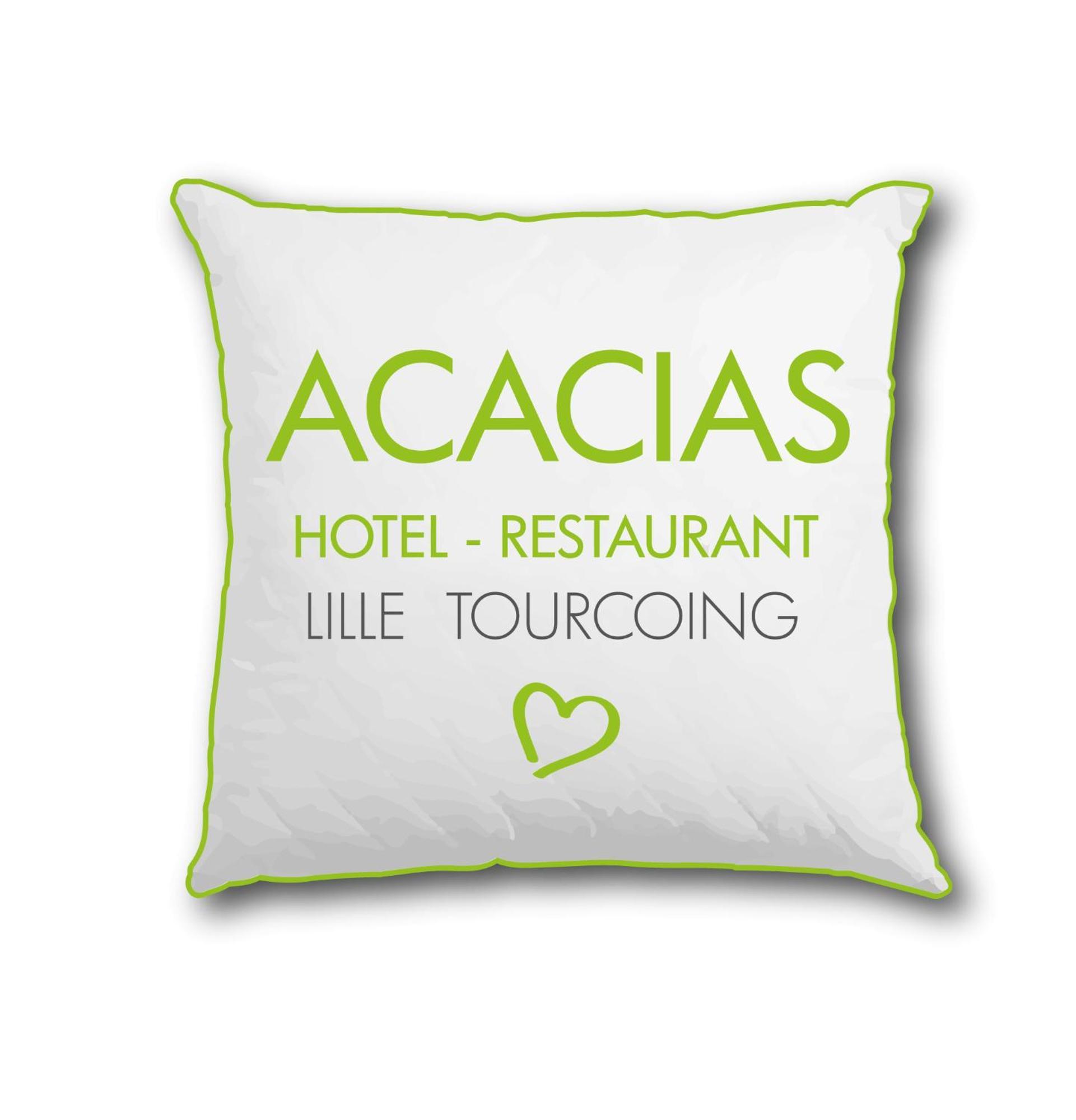 Logis Hotel Restaurant Des Acacias Lille Neuville En Ferrain Экстерьер фото